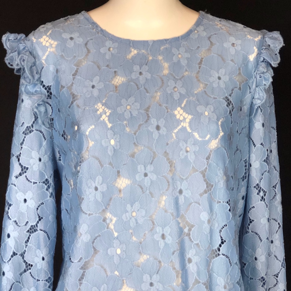 Divided by H&M Blue Lace Blouse